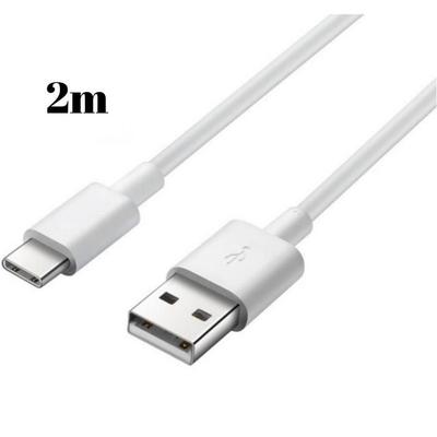 Кабель USB-C для Oppo Find X3 - Find X3 Lite - Find X3 Neo - Find X3 Pro - Зарядный кабель Type USB-C Белый 2 метра Phonillico®