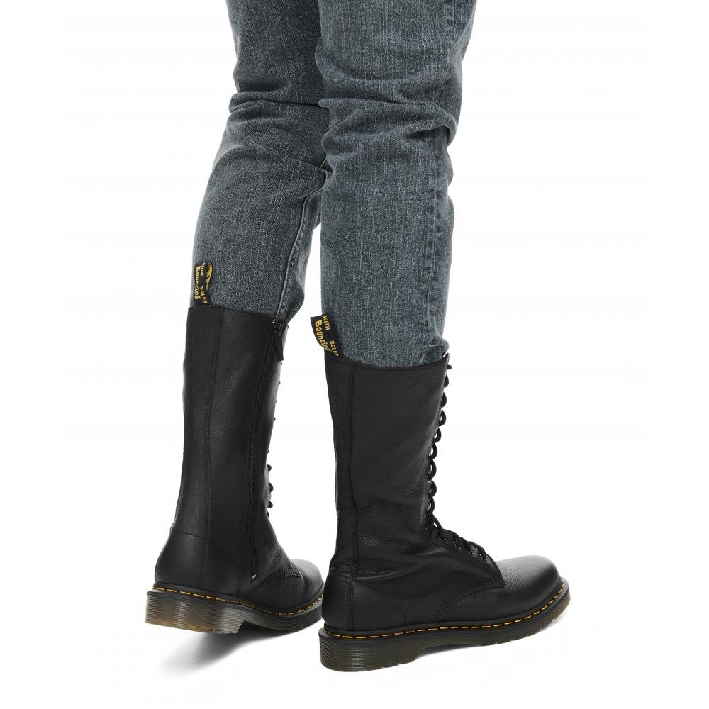 Ботинки Dr.martens 1b99 Virginia 14 Hole черные 11820008