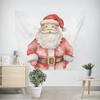 Новый год Рождество Мультяшный Санта Клаус Сани Узор Гобелен Гостиная Диван Домашний Декор Рождественский Подарок