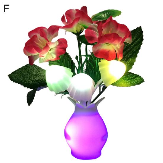 Атмосферная лампа Легкая ваза Гриб Ночник Изысканная пластиковая лампа для украшения дома