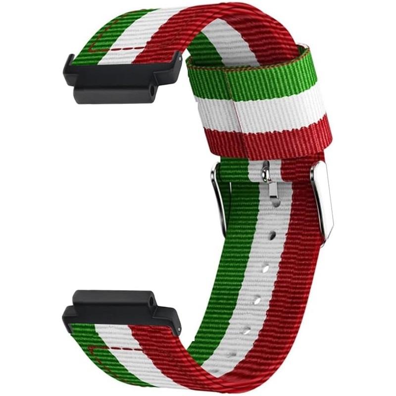 Нейлоновый ремешок для Garmin Forerunner 235 735 230 220 630 620 Цветная полоса с прошивкой Ремешок для часов Approach S20 S6 Браслет с запястьем Металлические разъемы