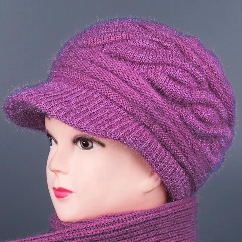 Ветрозащитная шапка на флисовой подкладке с защитой ушей для людей среднего и пожилого возраста - Теплая и стильная для осени и зимы