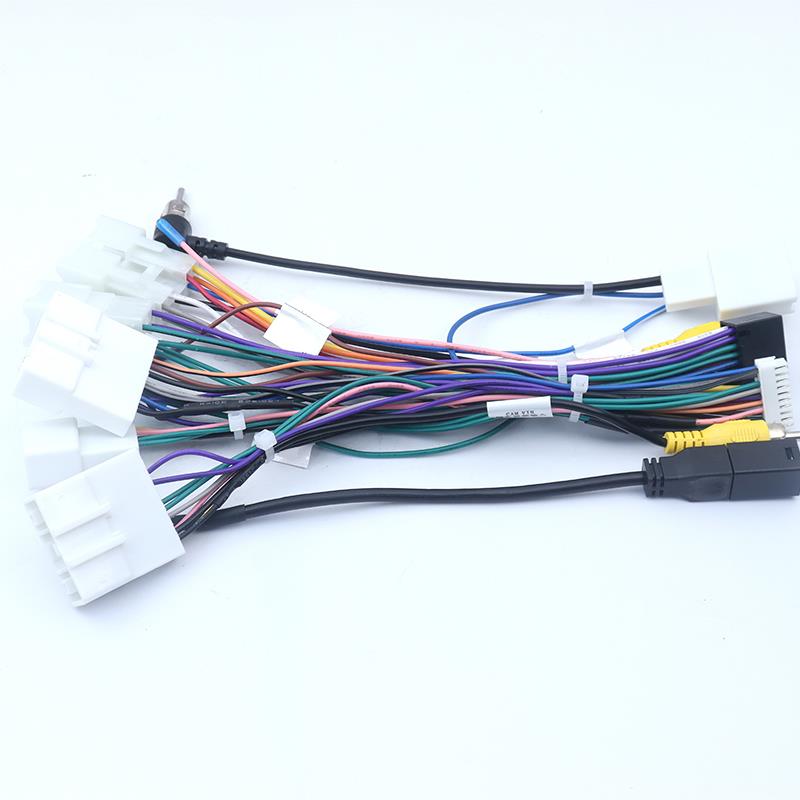 Силовой жгут для автомагнитолы Android, подходит для Toyota Prado/Land/CHR/RAV4/Camry//Corolla, 16-контактный кабель для автомагнитолы, блок Canbus, аксессуары для радио 4