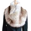 1PC Scarf Women Shawl Jackets Collar Neck Warmer Faux Fur Clothes Accessories Soft Fluffy