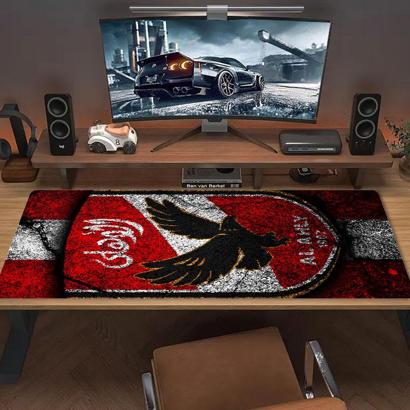 Al Ahly Sporting Club Mouse Pad, Large Gaming Desk Mat, Non-slip XXL Mousepad for Laptop & Tablet, Mini PC Playmat with Stitched Edges