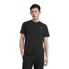 Li Ning Sports Lifestyle Series Brand Logo Повседневная удобная футболка с круглым вырезом и коротким рукавом Мужская футболка черная ATSU749-1