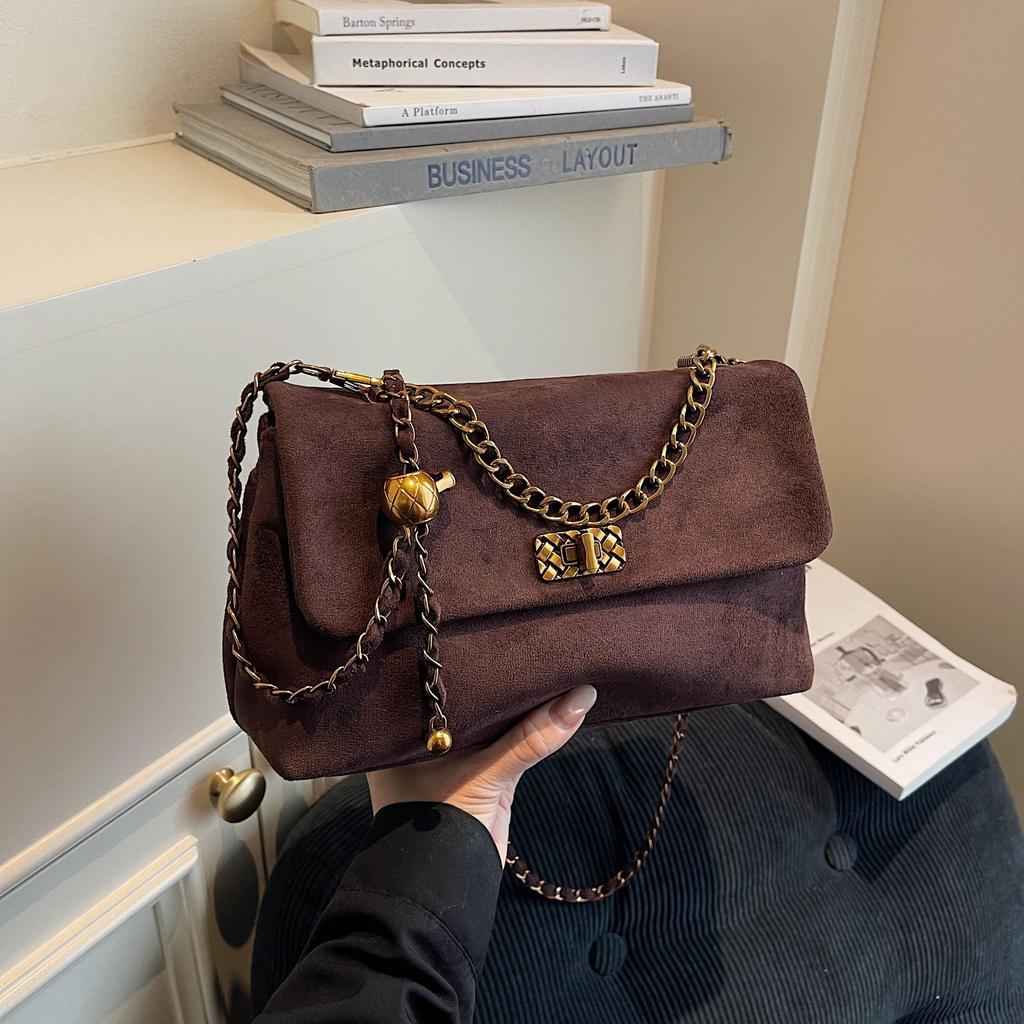 Новая простая сумка-мессенджер на цепочке женская модная трендовая сумка через плечо в иностранном стиле осенне-зимняя с леопардовым принтом маленькая квадратная сумка