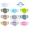 Elephant Pattern Baby Bottle Handle Transitional Sippy Cup Handle Grip for Baby Bottle Universal Removable Grip Portabl