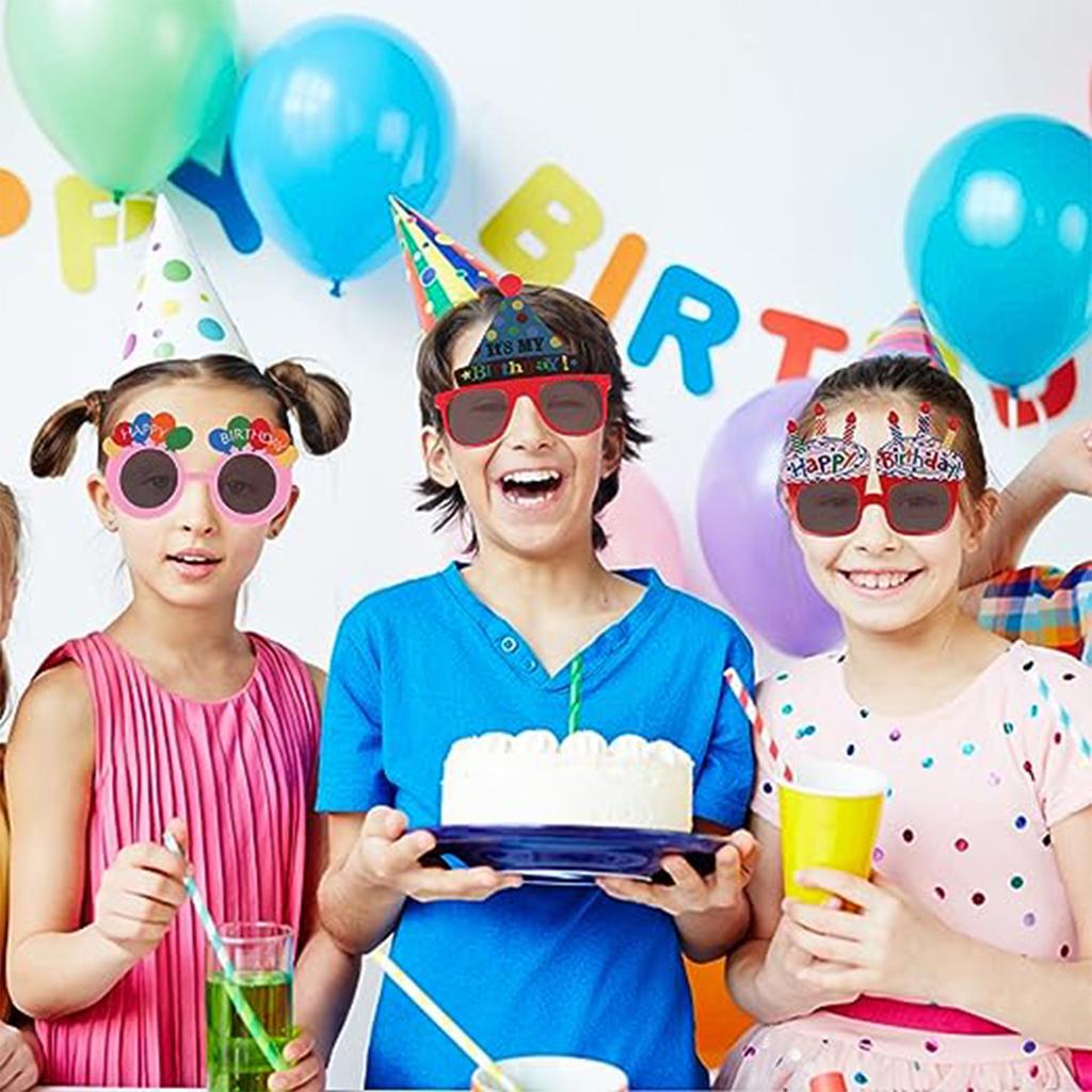 10 Pairs Birthday Party Sunglasses Funny Photo Props Sunglasses Happy Birthday Party Novelty Sunglasses For Kids Adults Birthday