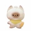 Popular steamed buns cat plush toys kitten super cute girl heart toast cat doll