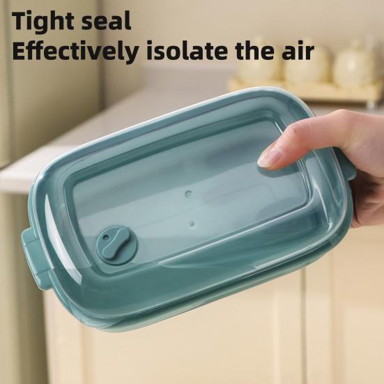 1/3Pcs Food Storage Box BPA Free Heat-Resistant Stackable Design Storage Organizer Microwave-heated Lunch Box with Lid
