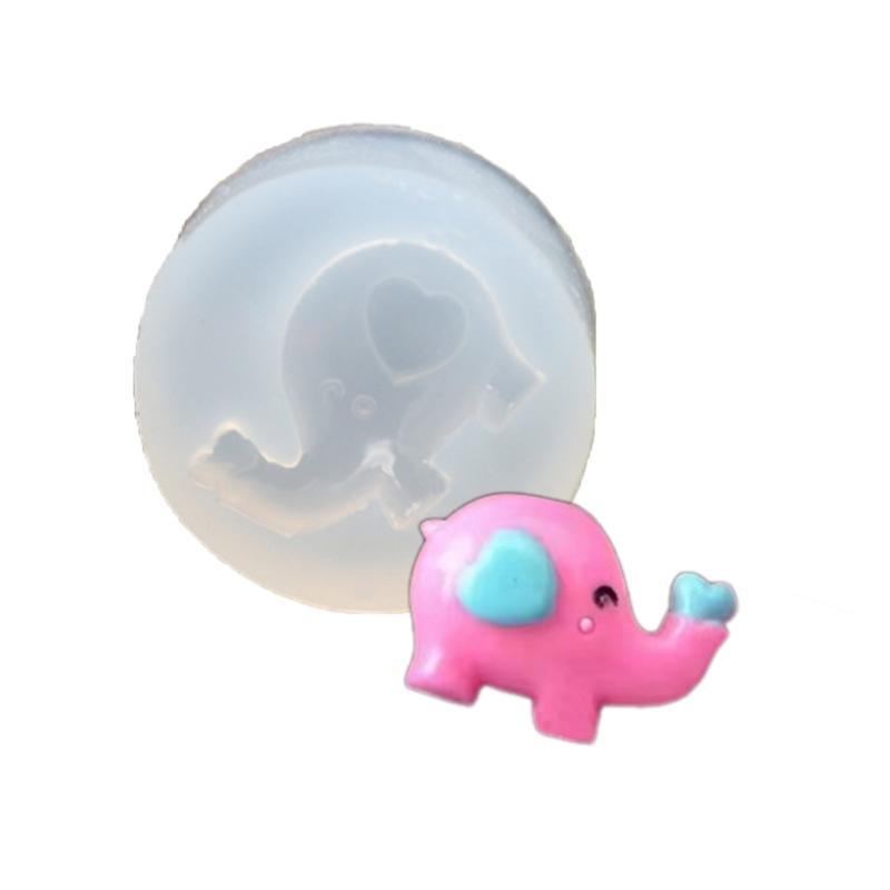 Универсальные формы для литья из смолы, формы для рукоделия, силиконовая форма в форме слона для домашних мастер-классов