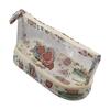 Cartoon Student Pencil Pouch Canvas Stationery Storage Bag Simplicity Transparent Pencil Case  Girl