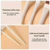 New Cloud Porcelain Blade Eyeliner Fine Ultra-Thin Slanted Head Colorful Eyeshadow Eyebrow Brush Sickle Brush Portable Eye Makeup Brush