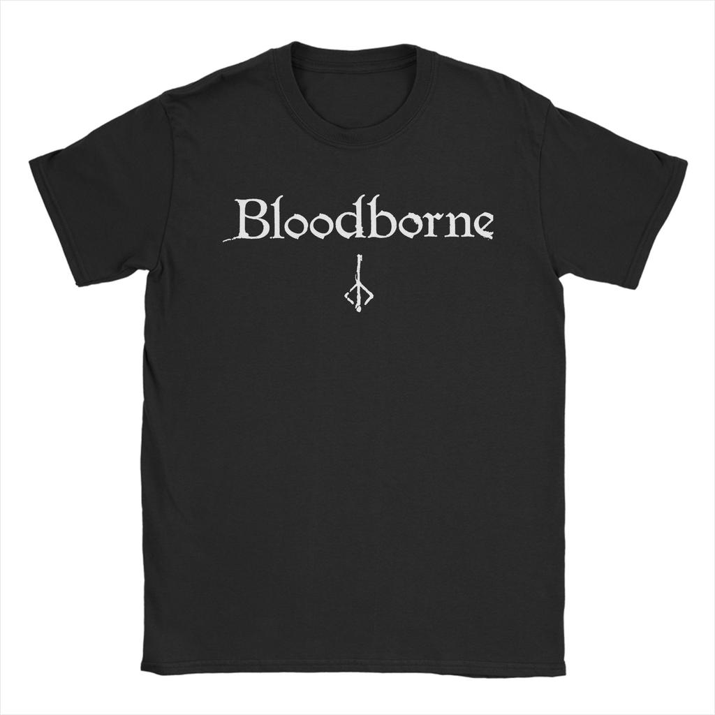 Bloodborne T-Shirt Beach  Streetwear T-Shirts 100 Cotton Trending Tee Shirt For Mens Short Sleeves Loose Top Tees