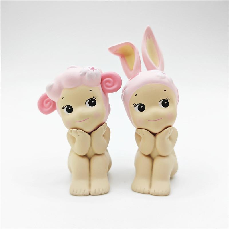 ПВХ Фигурка Sonny Angel Серия Ханами Сидящая Сакура Скрытая Коллекционная Игрушка Для Подарка И Демонстрации