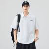 Men's Summer New Loose Short-sleeved POLO Shirt Men's Lapel Thin Short T-top