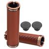 MTB Bike Handle Retro Sewn Grip Double Lock PU Leather Stitched Road Bike Handlebar Grip Bicycle Handle Grip Bicycle Accessories