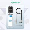 The COOIDEA Stereo Audio along with a audio supports 1 input 2 output or 2 input 1 and is a AUX audio speaker selector for mobile and 3.5mm Switcher,