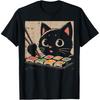 Funny Sushi Lovers Japanese Food T Shirts Men Women Pure Cotton Humor Streetwear Tee Shirt Short Sleeve Unisex Loose Clothing