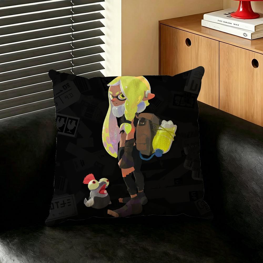 Game SSplatoon Cushion Cover Creative pillowcases for interior decoration office living room home Car hot