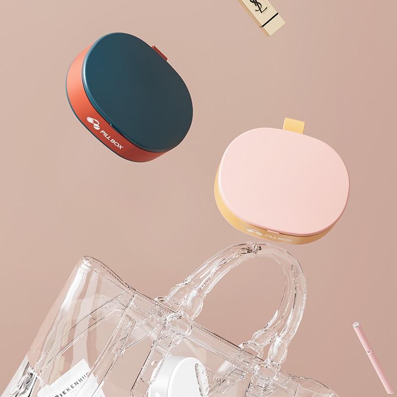 6 сеток, чехол для таблеток, органайзер для медицинских таблеток, капсула, пластиковый ящик для хранения, разделитель, еженедельная коробка для таблеток, YSL