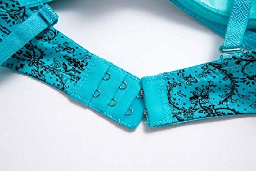 Unigrand Сексуальное нижнее белье Комплект бюстгальтера и трусиков (C85/XL, Фиолетовый)