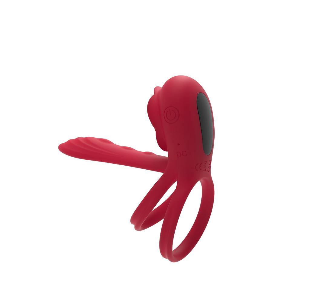 Вибрирующее кольцо второго поколения с беспроводным пультом управления для пар