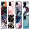 Черный чехол из ТПУ для Samsung Galaxy S20 /S20 PLUS/S20 ultra/S20+ /S20FE задняя крышка с текстурой мраморного камня