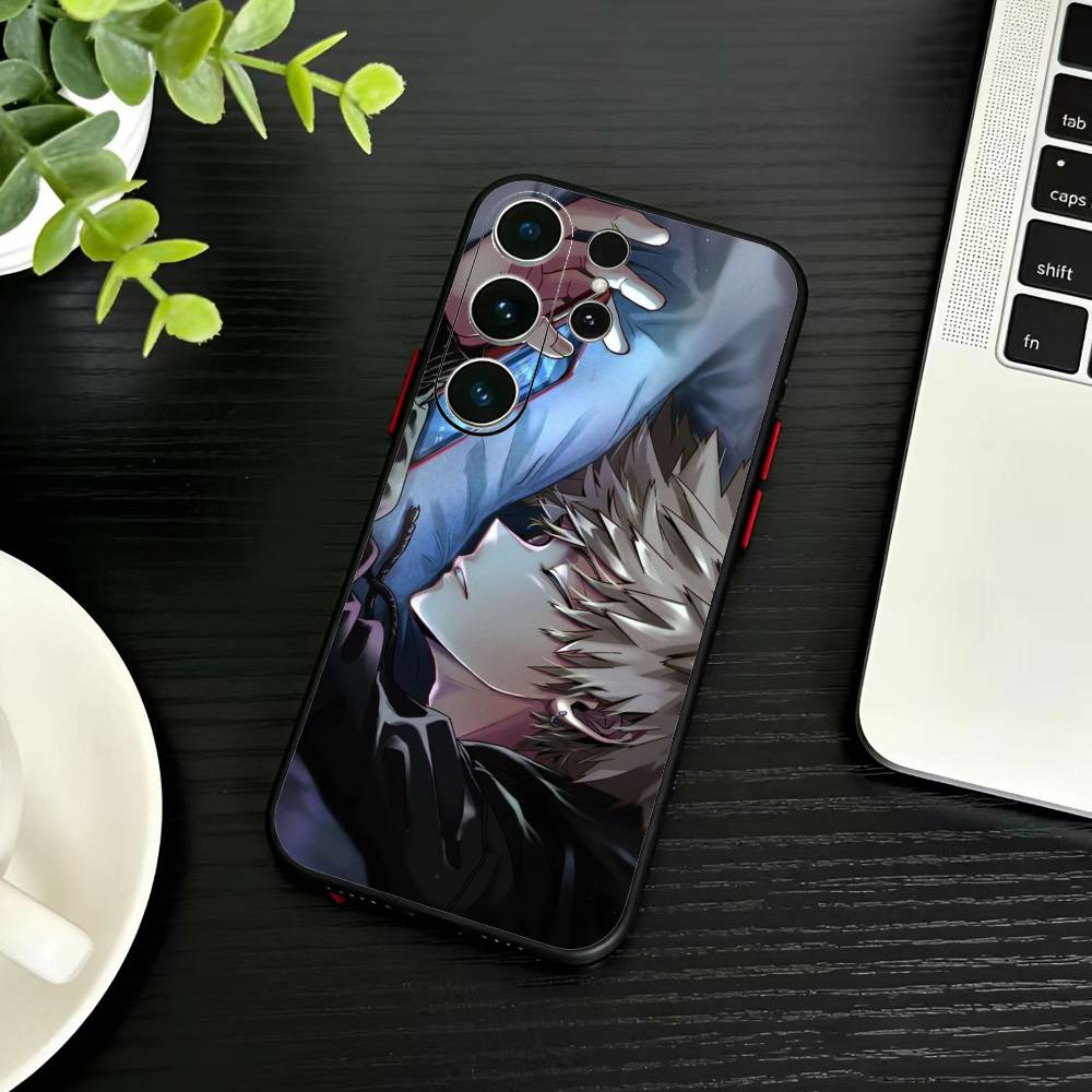 Чехол для телефона Katsuki Bakugo E-Hero Academia Для Samsung S26,S25,S24,S23,S22,S21,S20,S30,Ultra,Plus,Fe,Note,5G Черный