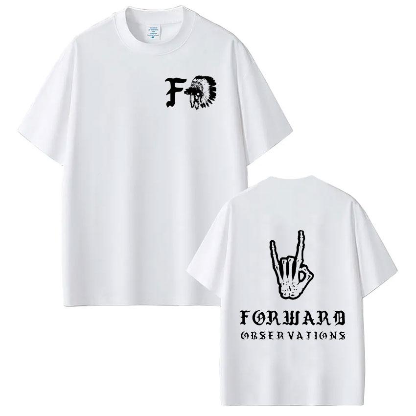 Forward Observations Group Skeleton Tshirt Unisex Women Clothing Fashion Oversized Casual Short Sleeve T Shirt Harajuku Streetwear