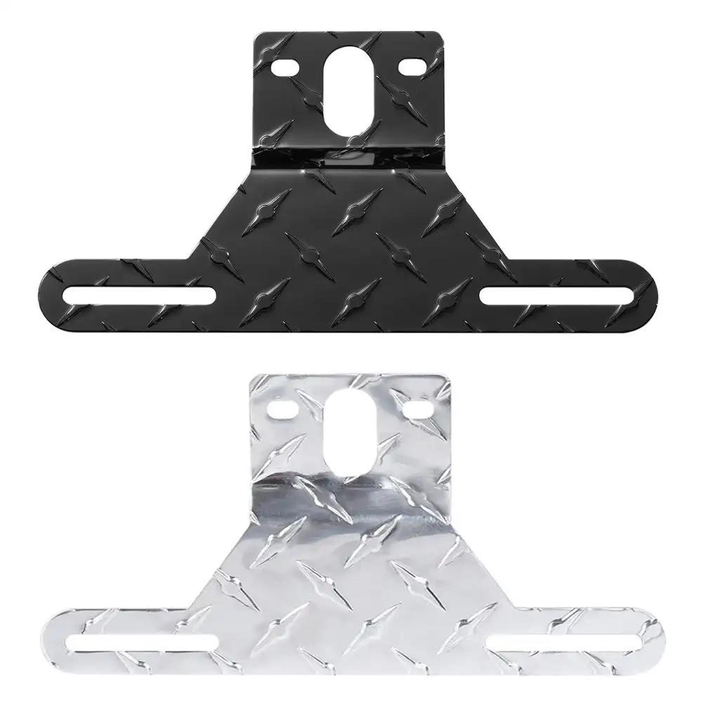 Кронштейн для освещения номерного знака из алюминиевого сплава, держатель для автомобильного прицепа, кронштейн для крепления номерного знака, поддержка рамы для UTV, квадроцикла, грузовика, автофургона, лодки