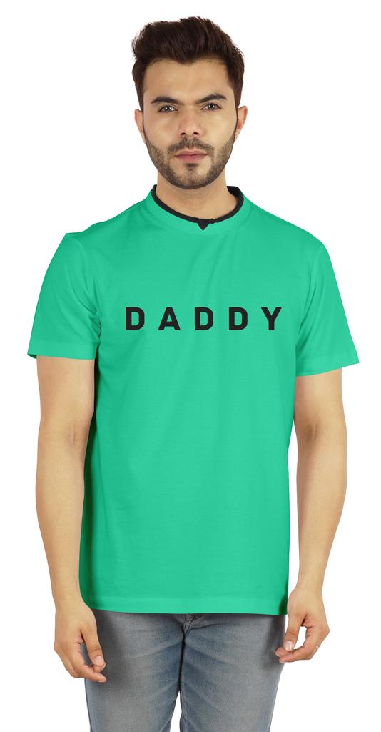 Inkmeso Мужская футболка с круглым вырезом и V-образным вырезом с надписью Daddy Tshirt For Dads Jersey