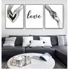 Lienzo Decorativo Tableaux Hand Love, настенный художественный постер, скандинавский холст, живопись, Laminas Para Cuadros, постеры и принты