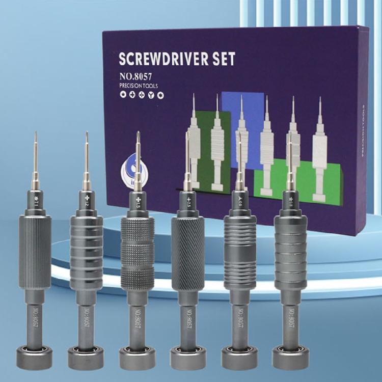 6Pcs Precisions Screwdriver Set Magnetic Bit Tool Set Phones Repair Hand Tool