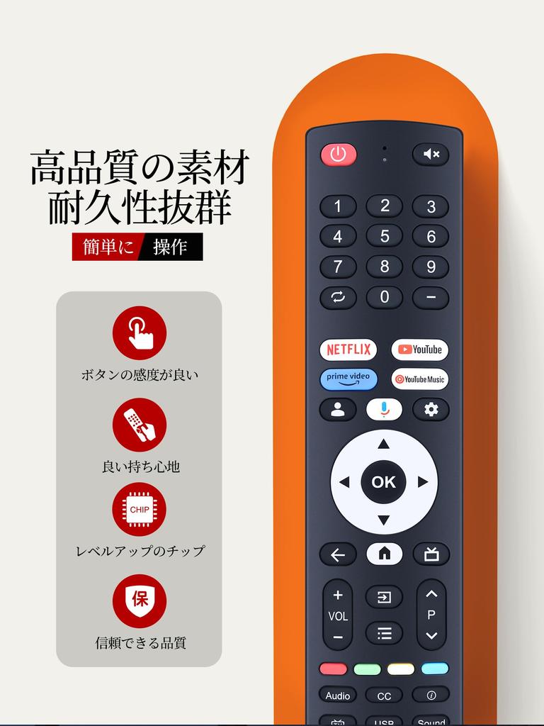 AVTVA ТВ-пульт без тюнера для Google TV с диагональю 32/40/43 дюйма CG40-P3, CG43-P3, CG32-P3, CA32-P3 и CA43-P3