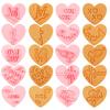10Pcs Cookie Cutter Reusable Cartoon Design Non-stick DIY Happy Valentine's Day Love Heart Shape Fondant