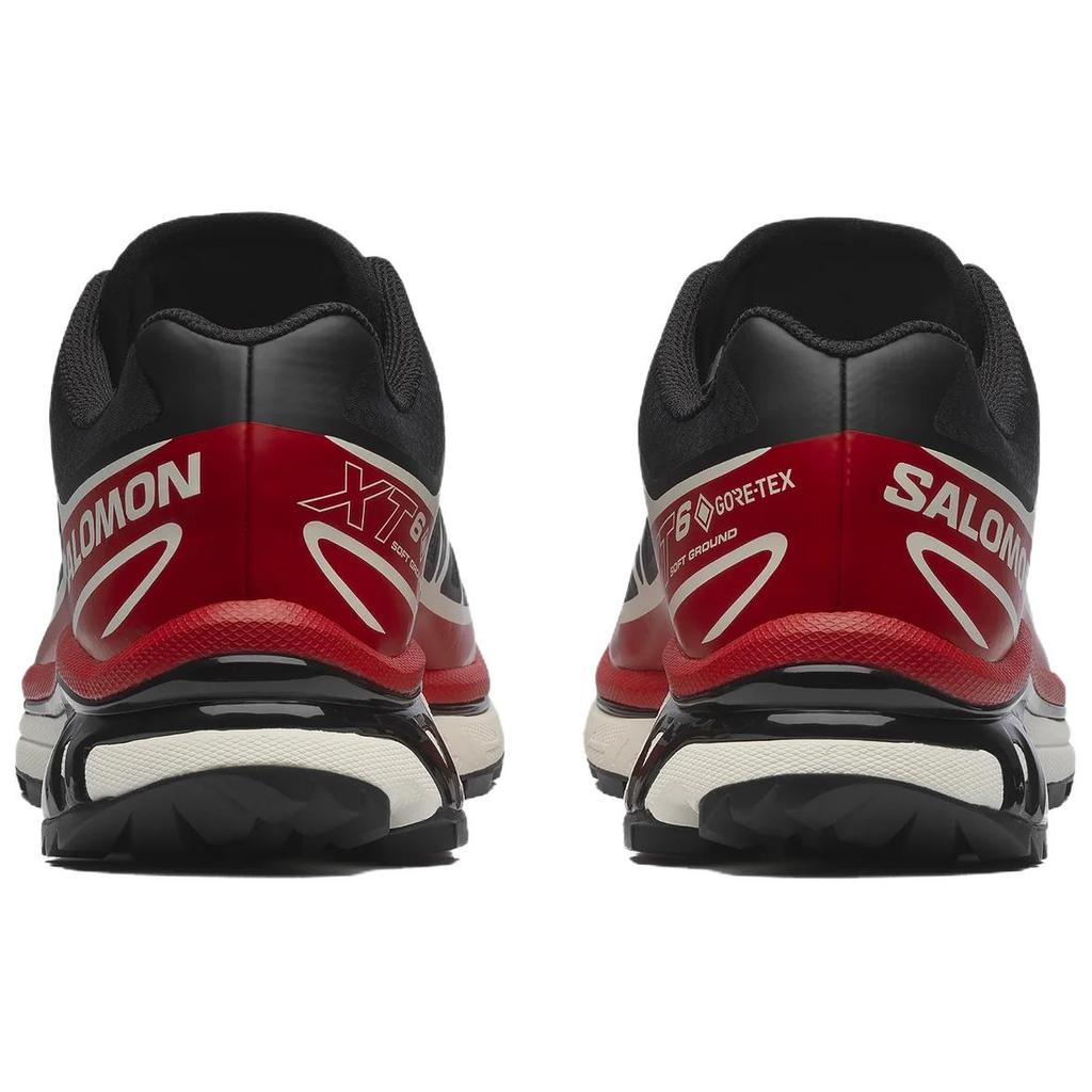SALOMON Xt-6 Gtx Удобные Прочные Кроссовки с Низким Верхом Унисекс Кроссовки для Бега Черные Красные 479749