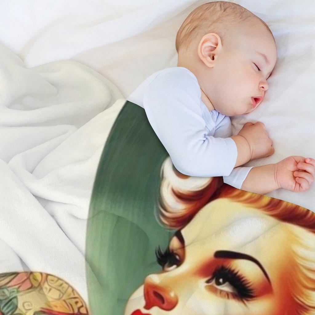 Горячий купальник Пин-ап Плед Пледы Диваны Для декора Пушистый Модный Диваны Персонализированный Подарок Пледы