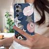 Винтажный Чехол для Бильярда с Принтом Леопарда и Звезд для Samsung Galaxy S25 Edge S24 Ultra S23 S22 Plus S21 FE S26 Ultra Силиконовый Чехол с Текстурой Кожи