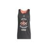 Alphabet Print Crewneck Basketball Tank Top Men Tops Earth-Brown IL9792