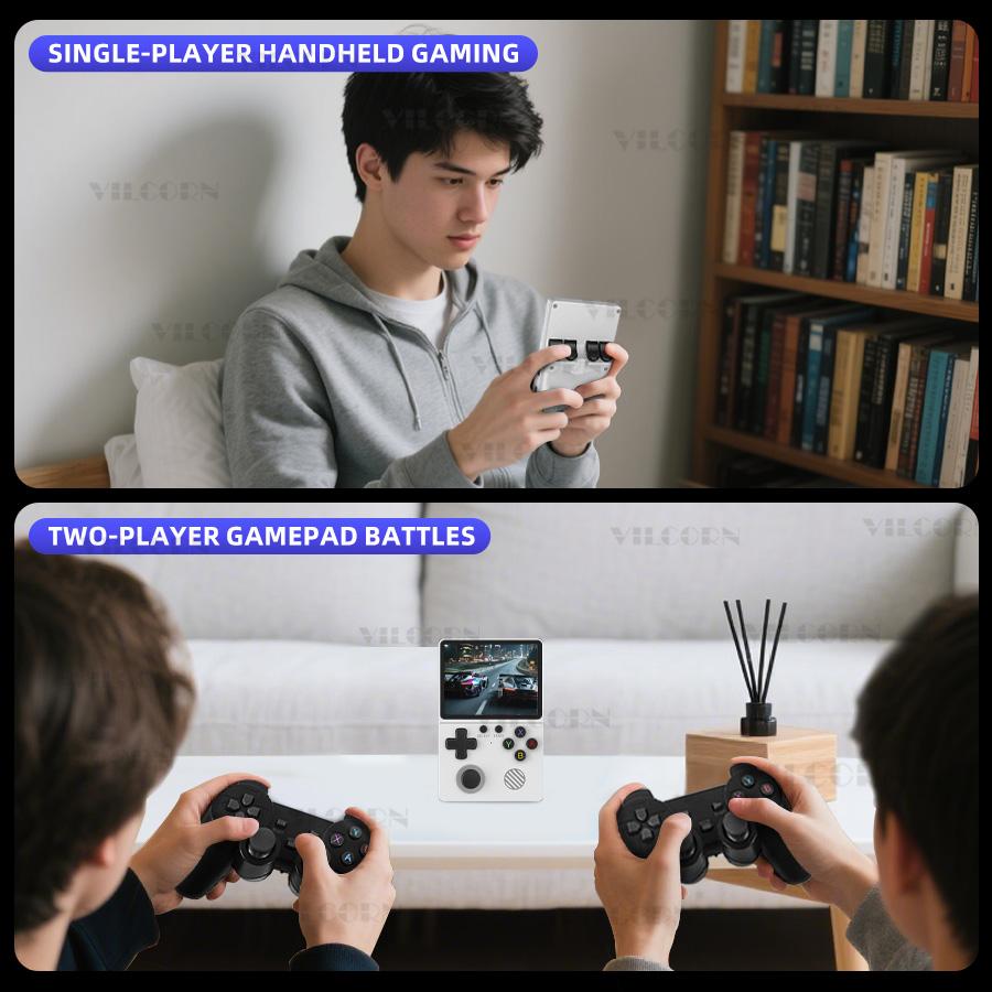 Ретро карманная игровая консоль с экраном IPS 3,5 дюйма, 128 ГБ, игровая консоль для PS1/GBA, ретро-игровой автомат для Gameboy, подарок