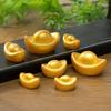 New Year's Wealth-attracting Golden Large Medium and Small Ingots Decorative Accessories Mini Desktop Miniature Ornaments