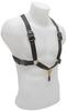 BG HARNESS ремень саксофон размер металлический карабин S43MSH черный альт/тенор (XL МУЖЧИНЫ)