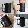 500ml Ceramic Cup Creative Large Capacity Novelty Mug Tire Shaped Cup Office Home Coffee Breakfast Mug Creative Handle Drinkware