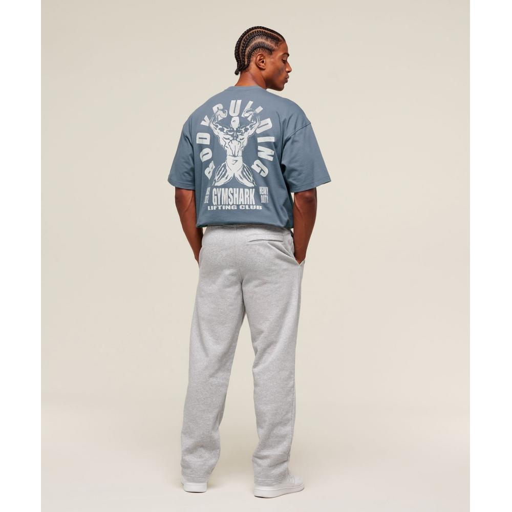 Gymshark Футболка Lifting Club Flex, цвет Iron Blue A2b8m ucTm