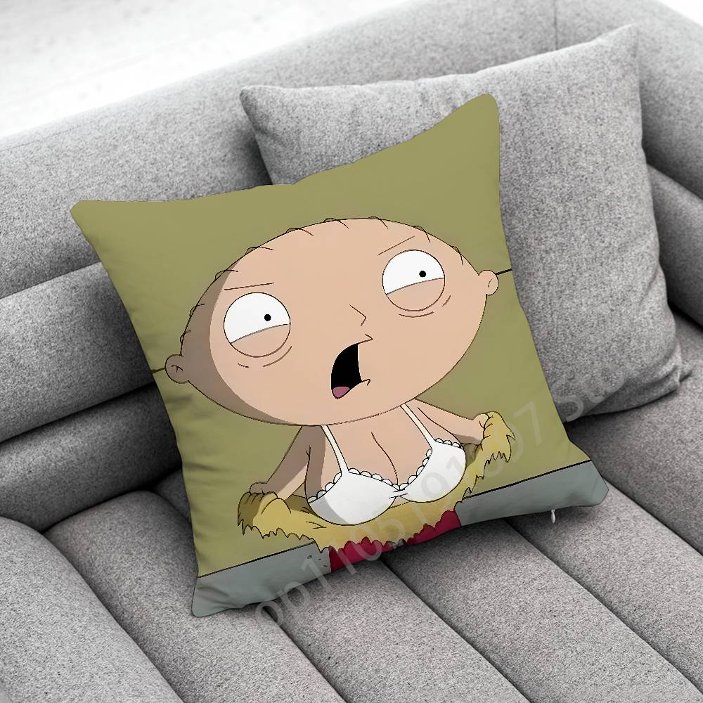 F-Family Funny Guy Throw Pillow Case For 30X30Cm 40X40Cm 45X45Cm 50X50Cm 55X55Cm Square Sofa Pillowcase Shell