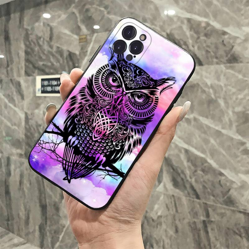YNDFCNB Чехол для телефона с рисунком совы для iPhone 8 7 6 6S Plus X SE 2020 XR XS 14 11 12 13 Mini Pro Max