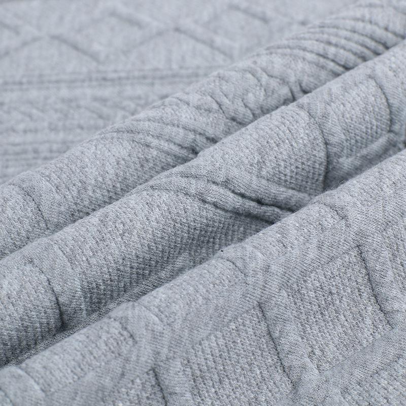 Women's Diamond Grid Jacquard Knit Sweater Fabric - Polyester-Spandex Blend