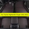 Автомобильные коврики для Toyota Highlander Kluger 2024   (5-местный) Аксессуары для интерьера автомобиля Стайлинг Декоративные элементы Чехлы Коврики